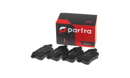 Колодки тормозные дисковые Partra, передние, комплект на ось (4 шт), арт. BP6173