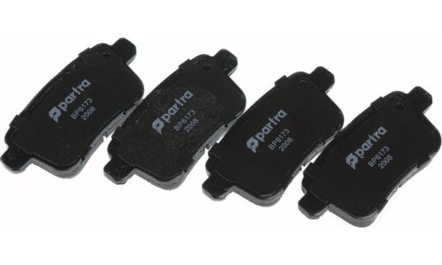 Колодки тормозные дисковые Partra, передние, комплект на ось (4 шт), арт. BP6173