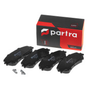 Колодки тормозные дисковые Partra, передние, комплект на ось (4 шт), арт. BP6178