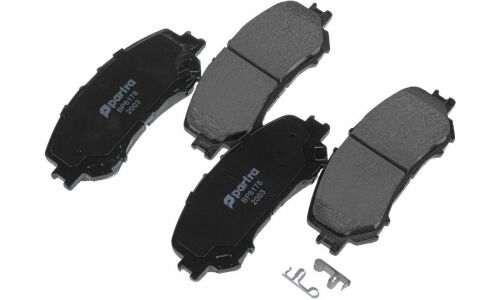 Колодки тормозные дисковые Partra, передние, комплект на ось (4 шт), арт. BP6178