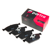Колодки тормозные дисковые Partra, передние, комплект на ось (4 шт), арт. BP6181