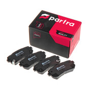 Колодки тормозные дисковые Partra, передние, комплект на ось (4 шт), арт. BP6193