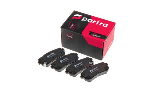 Колодки тормозные дисковые Partra, передние, комплект на ось (4 шт), арт. BP6193