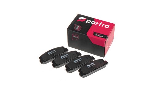 Колодки тормозные дисковые Partra, передние, комплект на ось (4 шт), арт. BP6194