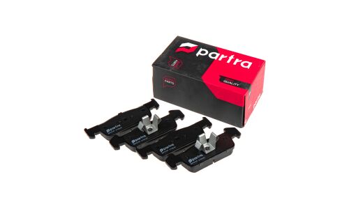 Колодки тормозные дисковые Partra, передние, комплект на ось (4 шт), арт. BP6197