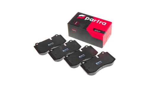 Колодки тормозные дисковые Partra, передние, комплект на ось (4 шт), арт. BP6198