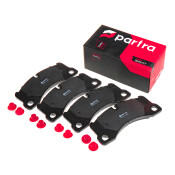 Колодки тормозные дисковые Partra, передние, комплект на ось (4 шт), арт. BP6208