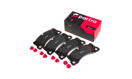 Колодки тормозные дисковые Partra, передние, комплект на ось (4 шт), арт. BP6208