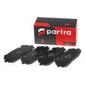 Колодки тормозные дисковые Partra, передние, комплект на ось (4 шт), арт. BP6209