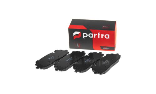 Колодки тормозные дисковые Partra, передние, комплект на ось (4 шт), арт. BP6209
