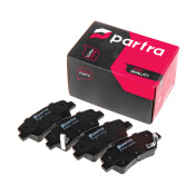 Колодки тормозные дисковые Partra, передние, комплект на ось (4 шт), арт. BP6225