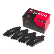 Колодки тормозные дисковые Partra, передние, комплект на ось (4 шт), арт. BP6263
