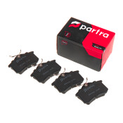 Колодки тормозные дисковые Partra, передние, комплект на ось (4 шт), арт. BP6002