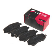 Колодки тормозные дисковые Partra, передние, комплект на ось (4 шт), арт. BP6004