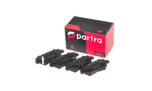 Колодки тормозные дисковые Partra, передние, комплект на ось (4 шт), арт. BP6009