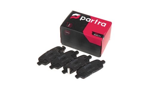 Колодки тормозные дисковые Partra, передние, комплект на ось (4 шт), арт. BP6013