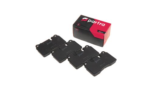 Колодки тормозные дисковые Partra, передние, комплект на ось (4 шт), арт. BP6016