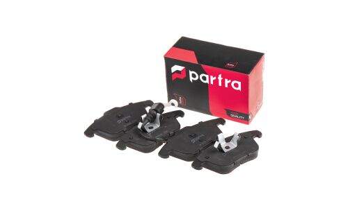 Колодки тормозные дисковые Partra, передние, комплект на ось (4 шт), арт. BP6019