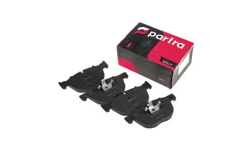 Колодки тормозные дисковые Partra, передние, комплект на ось (4 шт), арт. BP6021