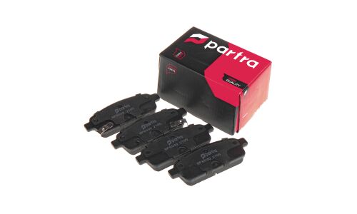 Колодки тормозные дисковые Partra, передние, комплект на ось (4 шт), арт. BP6030