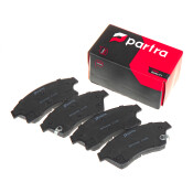 Колодки тормозные дисковые Partra, передние, комплект на ось (4 шт), арт. BP6046