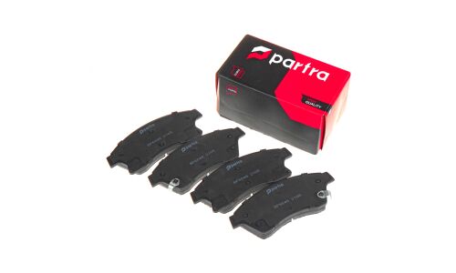 Колодки тормозные дисковые Partra, передние, комплект на ось (4 шт), арт. BP6046