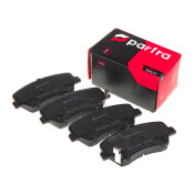 Колодки тормозные дисковые Partra, передние, комплект на ось (4 шт), арт. BP6056