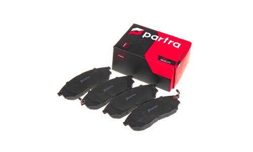 Колодки тормозные дисковые Partra, передние, комплект на ось (4 шт), арт. BP6066