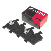 Колодки тормозные дисковые Partra, передние, комплект на ось (4 шт), арт. BP6067