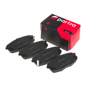 Колодки тормозные дисковые Partra, передние, комплект на ось (4 шт), арт. BP6069