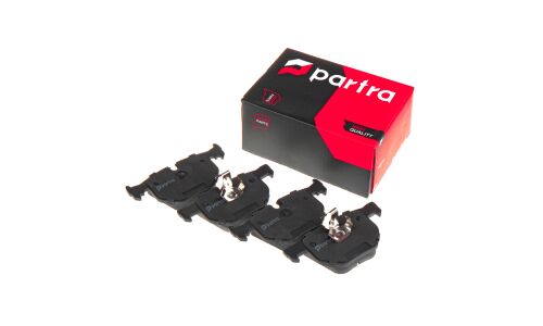 Колодки тормозные дисковые Partra, передние, комплект на ось (4 шт), арт. BP6077
