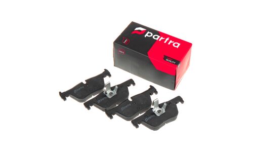 Колодки тормозные дисковые Partra, передние, комплект на ось (4 шт), арт. BP6089