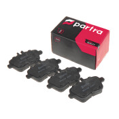 Колодки тормозные дисковые Partra, задние, комплект на ось (4 шт), арт. BP6109