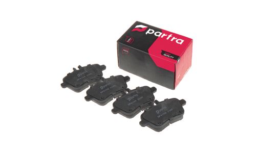 Колодки тормозные дисковые Partra, задние, комплект на ось (4 шт), арт. BP6109