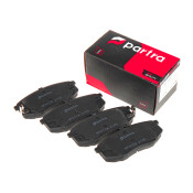 Колодки тормозные дисковые Partra, передние, комплект на ось (4 шт), арт. BP6114