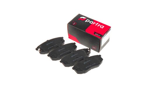 Колодки тормозные дисковые Partra, передние, комплект на ось (4 шт), арт. BP6114