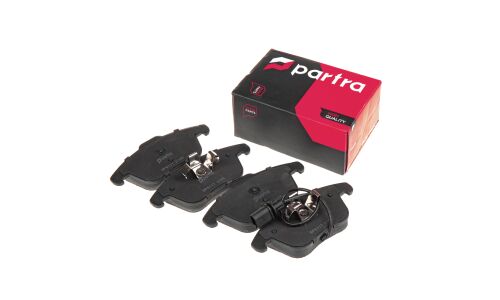 Колодки тормозные дисковые Partra, передние, комплект на ось (4 шт), арт. BP6117