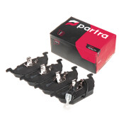 Колодки тормозные дисковые Partra, передние, комплект на ось (4 шт), арт. BP6118