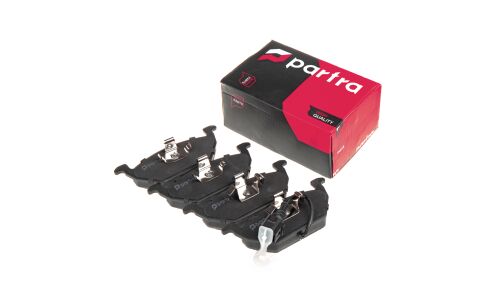 Колодки тормозные дисковые Partra, передние, комплект на ось (4 шт), арт. BP6118