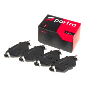 Колодки тормозные дисковые Partra, задние, комплект на ось (4 шт), арт. BP6119