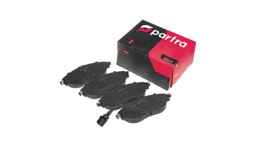 Колодки тормозные дисковые Partra, передние, комплект на ось (4 шт), арт. BP6128