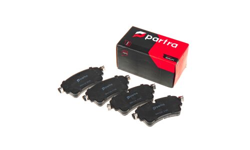 Колодки тормозные дисковые Partra, задние, комплект на ось (4 шт), арт. BP6129
