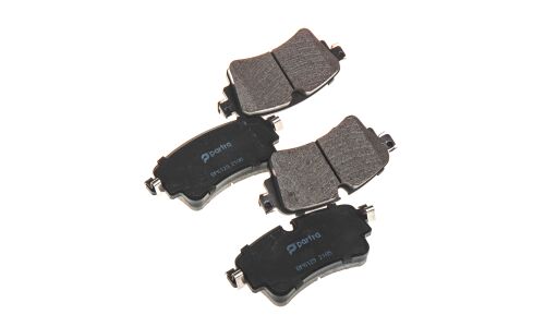 Колодки тормозные дисковые Partra, задние, комплект на ось (4 шт), арт. BP6129