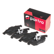 Колодки тормозные дисковые Partra, передние, комплект на ось (4 шт), арт. BP6132