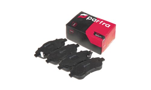 Колодки тормозные дисковые Partra, передние, комплект на ось (4 шт), арт. BP6141