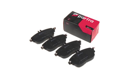 Колодки тормозные дисковые Partra, передние, комплект на ось (4 шт), арт. BP6149