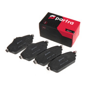 Колодки тормозные дисковые Partra, передние, комплект на ось (4 шт), арт. BP6157