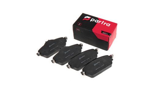 Колодки тормозные дисковые Partra, передние, комплект на ось (4 шт), арт. BP6157