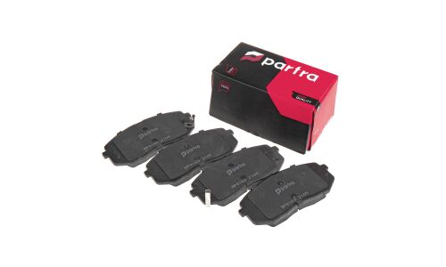Колодки тормозные дисковые Partra, передние, комплект на ось (4 шт), арт. BP6183