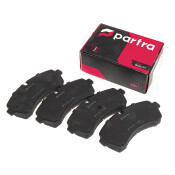 Колодки тормозные дисковые Partra, передние, комплект на ось (4 шт), арт. BP6189